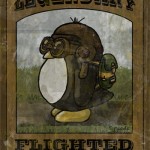 The penguin is a pilot at heart