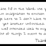 intentions