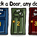 pick a door cartoon by jgoode