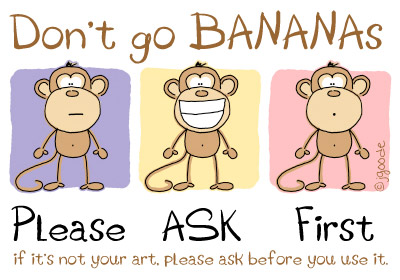 Please Ask before you use an artist's work