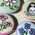 4 cute garden magnets by JGoode