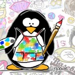 Artist penguin by JGoode