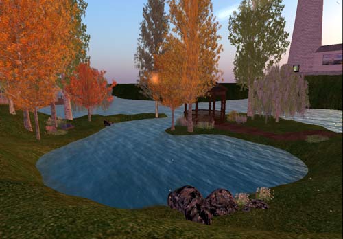 pretty pond in Second Life by Serena Portello pretty pond in Second Life by Serena Portello
