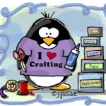 i love crafting penguin by jgoode
