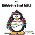 Penguin vs the Rubberband Ball by Jen Goode Penguin vs the Rubberband Ball by Jen Goode