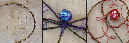Recycled wire garden art Recycled wire garden art