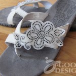 Embellished summer sandals by Jen Goode