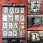 Happy Halloween wall decor by Jen Goode