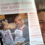 Penguin stenciled on an apron in Crafts 'n Things magazine December 2011