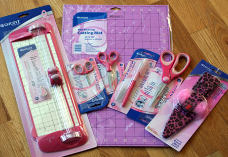 Pink Westcott products