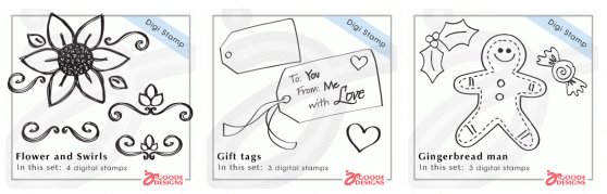Digital stamps by Jen Goode