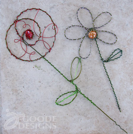 Making wire garden art