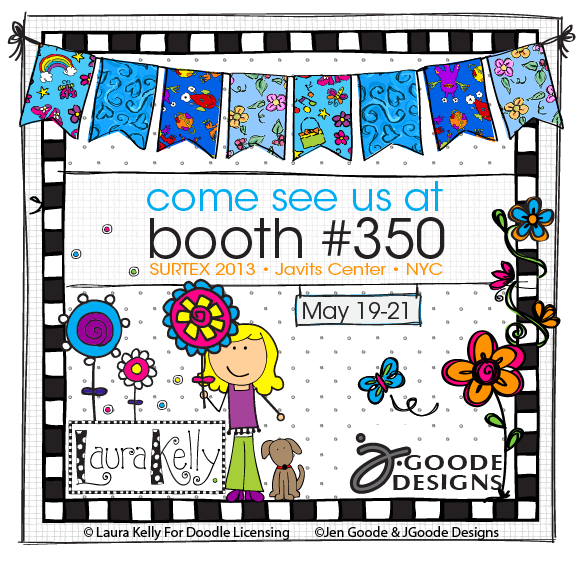 Jen Goode and Laura Kelly at Surtex 2013